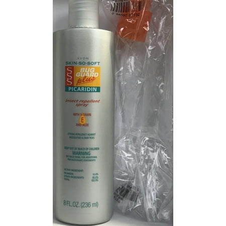 - AVON SKIN SO SOFT BUG GUARD PLUS PICARIDIN INSCT REPELLENT SPRAY 8 OZ BONUS SIZE