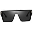 thumbnail image 3 of Gafas de sol cuadradas tamaño Gafas de sol de moda pna UV400 para mujeres y hombres Negro Baoblaze Gafas de sol cuadradas de gran tamaño, 3 of 8
