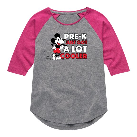 Mickey & Friends - Just Got A Lot Cooler Pre K - Toddler And Youth Raglan Graphic T-Shirt