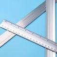 thumbnail image 2 of Portable Silver Aluminum Alloy Straight Ruler for Measure Use Durable Geometry Tool Set for Students 15mm 20mm 30mm 40mm 50mm, 2 of 8