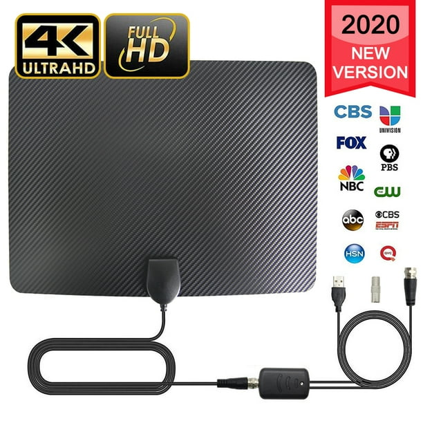 Leaf 50 Flat 50 Mile Indoor Hdtv Antenna Walmart Com Walmart Com