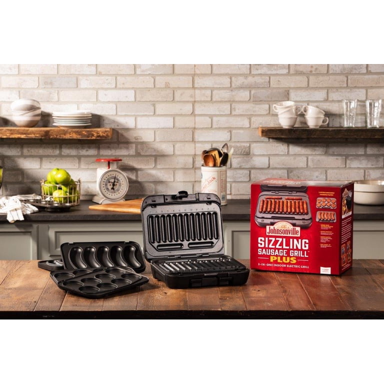 Free Shipping! Johnsonville Sizzling Sausage 3-in-1 Indoor