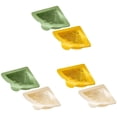 thumbnail image 2 of Inteprter 2 unids/set de colador de fregadero de esquina ahorrador de espacio de succión magnética equipado con Base giratoria Base de drenaje Cocina y Comedor amarillo+blanco, 2 of 6