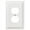 White, variant on Amerelle 148DDW Moderne Wallplate, 2 Duplex, Steel, White, 1-Pack