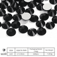 thumbnail image 2 of Diamantes de Imitación de Cristal con Espalda Plana Redondo, 2 of 6