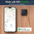 thumbnail image 2 of GJX [2 Pack] Key Finder Works with Apple Find My (Ios Only), Bluetooth Tracker Tag for Keys, Luggage, Backpack and Pets, Ip67 Waterproof Tracker Tag, 2 of 8