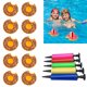 thumbnail image 2 of Portavasos Inflable para Flotador Donut Posavasos Fiesta EN LA Piscina (marrón), 2 of 9