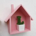 thumbnail image 6 of Lierteer Wooden Small House Retro And Nostalgic Wall Decoration Shelf Minimalist, 6 of 8