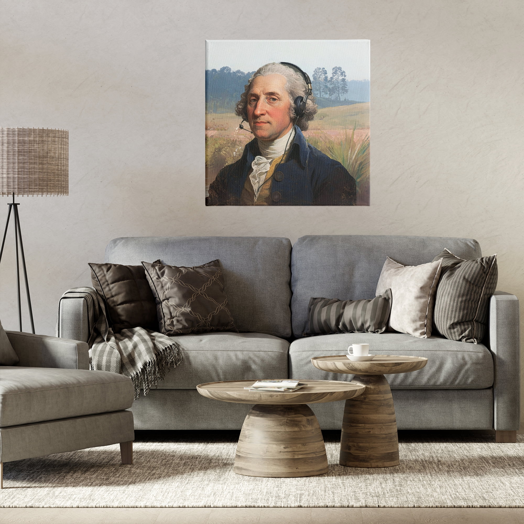Stupell Industries Classical Gentleman with Headset Canvas Wall Art, design by CAD Designs