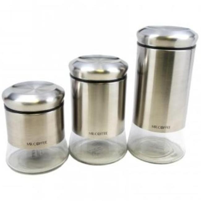 Silver Canister Set, 3 Pc.