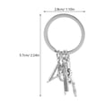 thumbnail image 5 of KAKOWELY Porte-Clés Ingénieur Mécanique Cadeau Pendentif Boussoles Originales Outil Porte-Clés, 2.24x"X1.1"X0.08 Pouces, 5 of 5