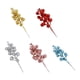 thumbnail image 2 of Injueey 20 unids/set decoraciones para árboles de Navidad elegantes bayas artificiales en polvo con purpurina para manualidades DIY, Etc. Kits de decoración para fiestas Oro rosa, 2 of 6