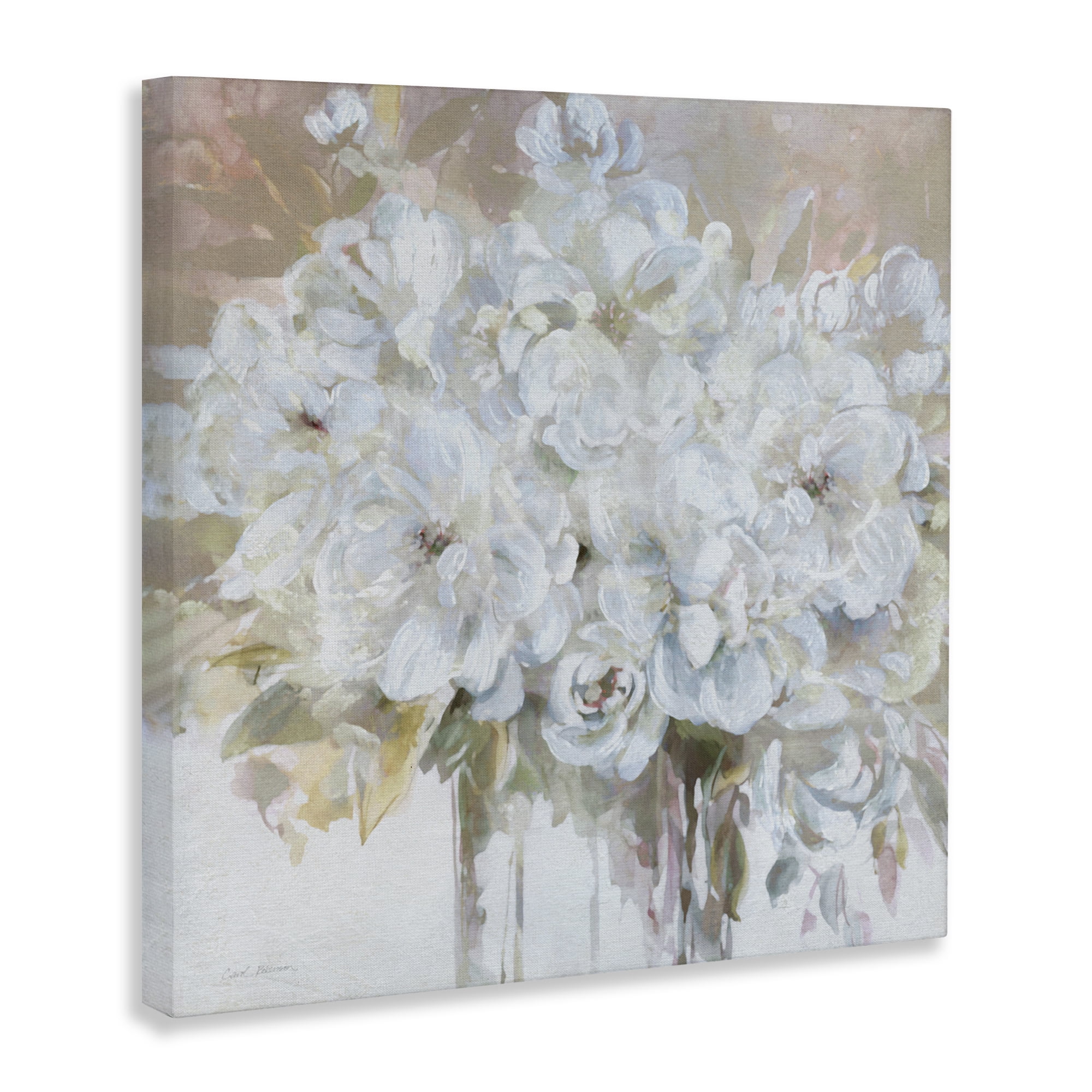 Stupell Industries Soft White Bouquet Serenity Canvas Wall Art, design by Carol Robinson
