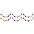 thumbnail image 4 of Banderines de papel negros y dorados shaofei Decorativos para graduación, 4 of 4
