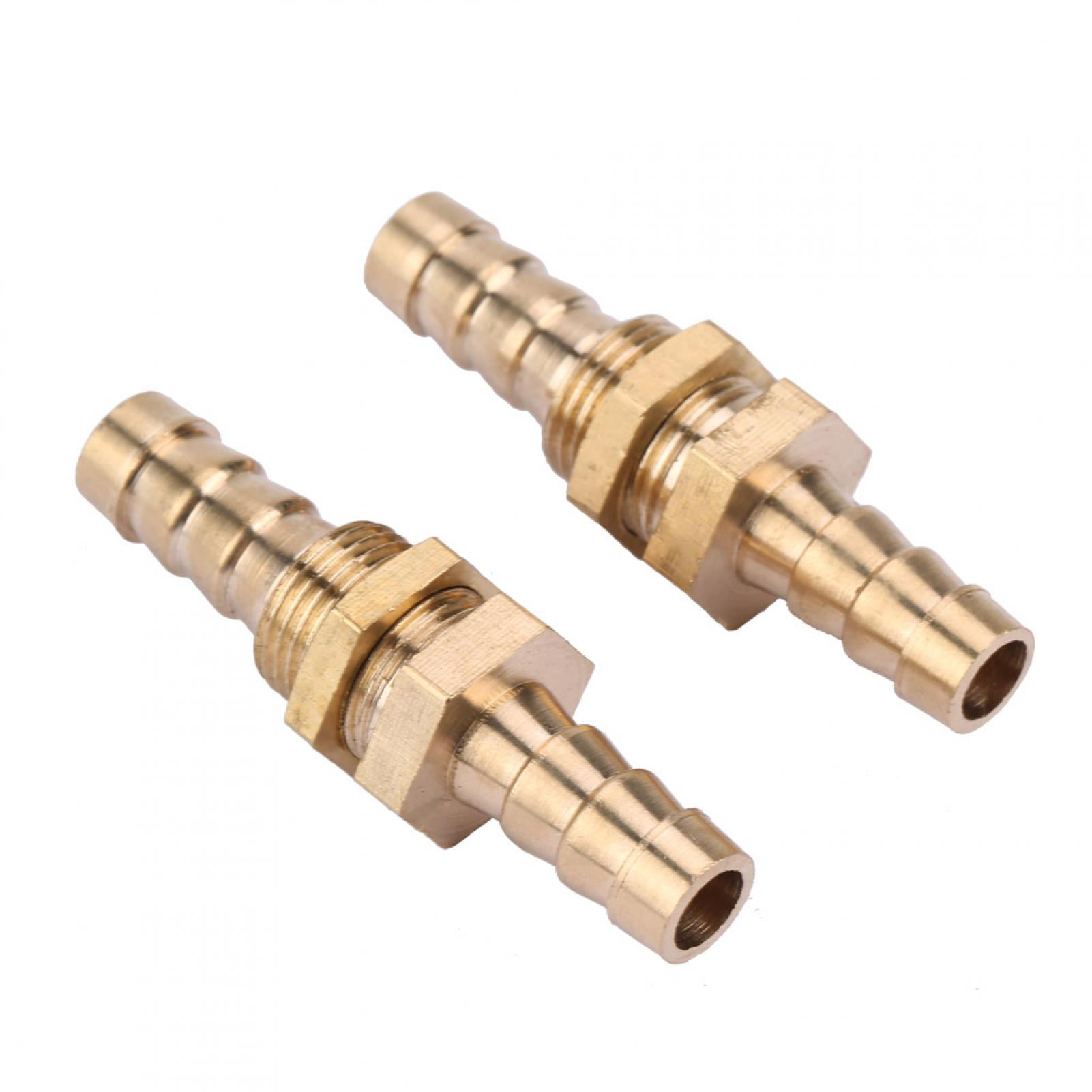1/2" 12mm Hose Tail Bulkhead Connector in Brass for Fuel Air Water Etc 
