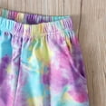 thumbnail image 5 of Odeerbi 4-12 Years Kids Girls Tie-Dye Pants Summer Casual Breathable Elastic Waist Trousers, 5 of 7