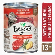 (12 Pack) Purina Beyond Natural Wet Dog Food Pate, Grain Free Beef, Potato & Green Bean Recipe Ground Entree, 13 oz. Cans