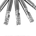 thumbnail image 3 of 5pcs 6mm Shank Tungsten Carbide Single Flute End Mills CNC Spiral Cutters, 3 of 4