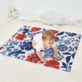 thumbnail image 2 of Pioneer Flower Floral Print Pattern Blanket,Comfortable Soft Flannel Throw Blanket,All Season,Warm Lightweight Blankets for Sofa Bed Couch Living Room Chair,30"x40", 2 of 4