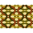 thumbnail image 1 of Ahgly Company Indoor Rectangle Patterned Dark Bronze Brown Area Rugs, 5' x 8', 1 of 6