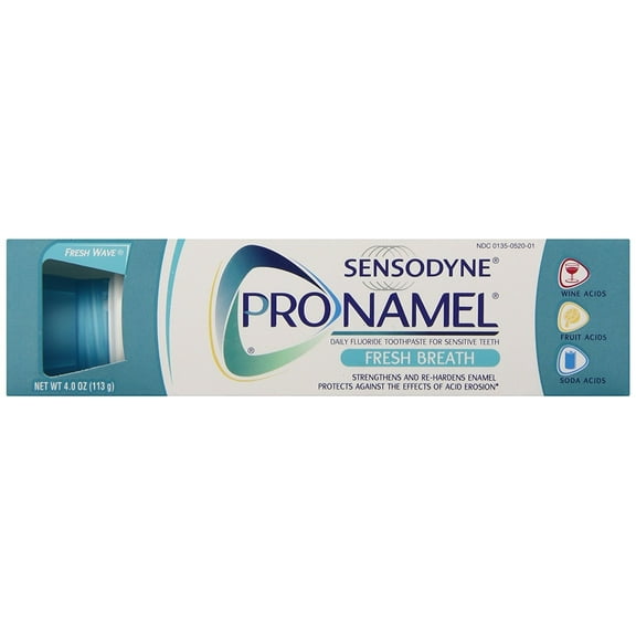 Sensodyne Pronamel Fresh Breath Toothpaste for Sensitive Teeth, 4 oz