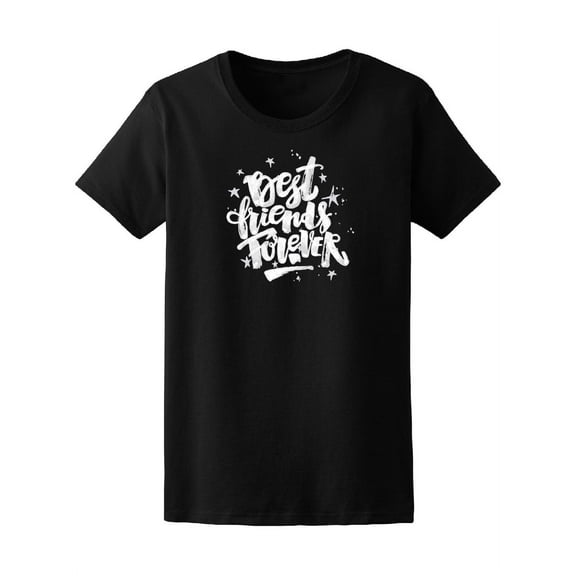 Best Friends Forever Stars Tee Men's - Women T-Shirt, Large
