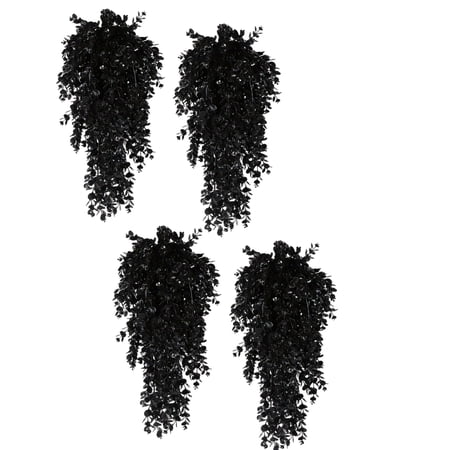 BQBQERT 4pcs Black Inverted Hanging Tree Decors for Mysterious Party Setting