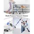 thumbnail image 4 of Pre-Owned Used Corded Stick Vacuum - 26Kpa 600W Powerful Suction, LED Floor Head | Lightweight Handheld for Carpet, Hard Floor & Pet Hair, 4 of 8