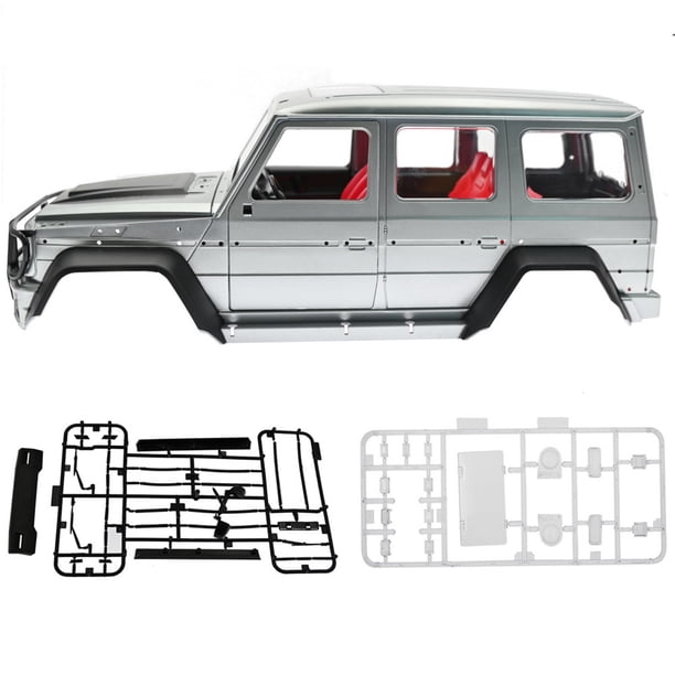 Car Body Shell RC Truck Body Tracción en las cuatro ruedas Coche de escalada Coches de juguete Accesorios de automóviles Vehículos Motores de juguete Herramientas de reparación 1 pieza gris Eigraketly FN001776-01