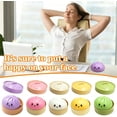 thumbnail image 3 of Cute Mystery Giant Dumpling Squishies Ball, Bola Compresión Misteriosa Verde Claro Cara Feliz Oficina Casa, Masa Bollo Vapor Simulada, Juguete Sensorial Grande Anti-estrés Adulto, 3 of 8