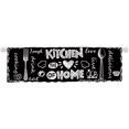 thumbnail image 5 of Farmhouse Black White Kitchen Valance for Windows Rustic Country Wooden Cute Spoon and Fork Short Kitchen Curtains Window Treatment Drapes Topper Curtains for Dining Room (54x18 Inch), 5 of 6
