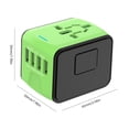 thumbnail image 2 of Adaptador de viaje universal Cargador de pared todo en uno portátil en todo el mundo Adaptador de enchufe de alimentación de CA para EE. UU. UE Reino Unido AU Teléfono celular Laptop, 2 of 9