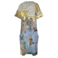 thumbnail image 4 of Faridun - Vestido de manga larga con agujeros para mujer, regalo informal con bolsillos, ropa para sus hijos, 4 of 6