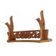thumbnail image 3 of Soporte para espadas, soporte para espadas de mesa, estilo retro, base estable de madera para exhibición de espadas. 1 capa, 3 of 9
