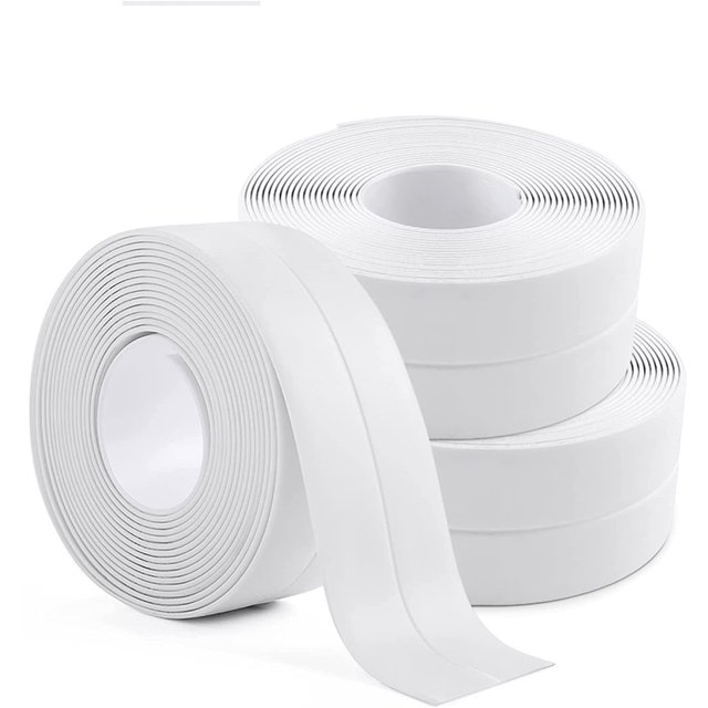 3 rollos de cinta selladora impermeable (blanca)