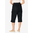 thumbnail image 2 of Woman Within Plus Size Petite Convertible Length Cargo Capri/Bermuda, 2 of 6