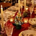 thumbnail image 7 of Mini Tabletop Christmas Tree, Artificial Christmas Trees with Pinecones Red Berries Xmas Tree for Home Office Fireplace Christmas Ornaments, 7 of 7