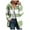 Green, variant on Towmus Sherpa Jackets for Women Fuzzy Fleece Teddy Coat Color Block Faux Shearling Cardigan Warm Hooded Zip Up Outwear