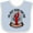 Blue and White, variant on Inktastic Portland Maine Funny Lobster Lover Boys or Girls Baby Bib