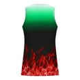 thumbnail image 4 of fheaev summer tank tops for men Men Casual Fashion Gradation Printing Pullover Round Neck Sports Tank Tops, 4 of 4