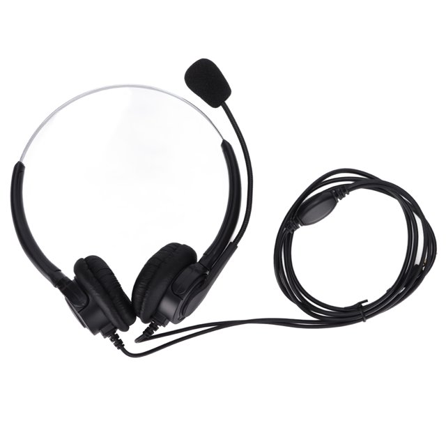 Auriculares para centro de llamadas Auriculares para teléfono de computadora de 3,5 mm con micrófono para seminarios web Oficina Centro de llamadas Negocios