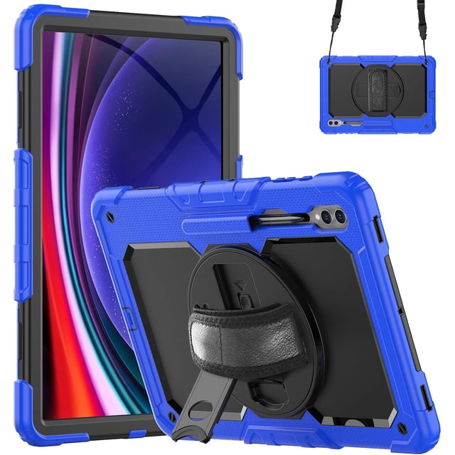Samsung Galaxy Tab S10 Ultra/S9 Ultra/S8 Ultra Funda con Protección contra Golpes (BluePC)