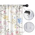 thumbnail image 4 of Blackout Kids Curtains,Pioneer Flower Childrens Insulated Curtains Set Of 2,Bedroom Essentials,Toddler Room Decor 42x84in(106x213cm), 4 of 4