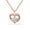 Style-1, variant on LeCalla 925 Sterling Silver CZ Open Heart Pendant Necklace Jewel Gifts for Women and Teen 18" Inch