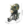 thumbnail image 3 of Vogacara 2 en 1 dinosaurios coches de juguete fricción alimentado inercia Animal motocicleta modelo juguete Dino motocicleta juguete para niños Juguetes Triceratops Vogacara FN007544-02, 3 of 6