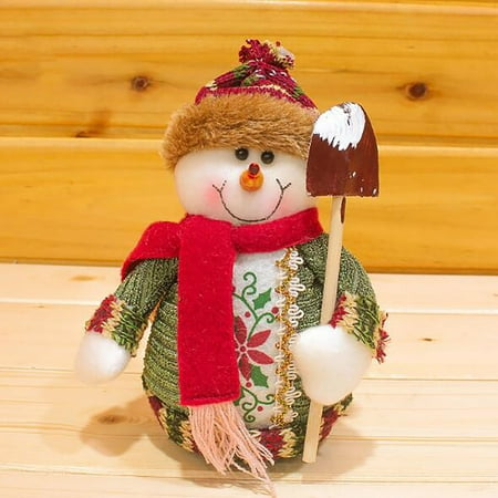

BTJX Christmas decoration Christmas Forest Old Man With Lamp Pendant Face - Less Doll Shining Small Penda
