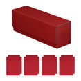 thumbnail image 3 of koolsoo Boîte de Deck de Cartes à Collectionner Étui de Protection Durable pour 400+ Cartes Transport Rouge A, 3 of 9