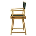 thumbnail image 3 of Casual Home Chaise de Réalisateur 18 Pouces Cadre Naturel avec Toile Vert Chasseur, 3 of 5