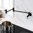 thumbnail image 5 of Luxier Contemporary KTS17 2-Handle Wall-Mounted Pot Filler Oil Rubbed Bronze, 5 of 5