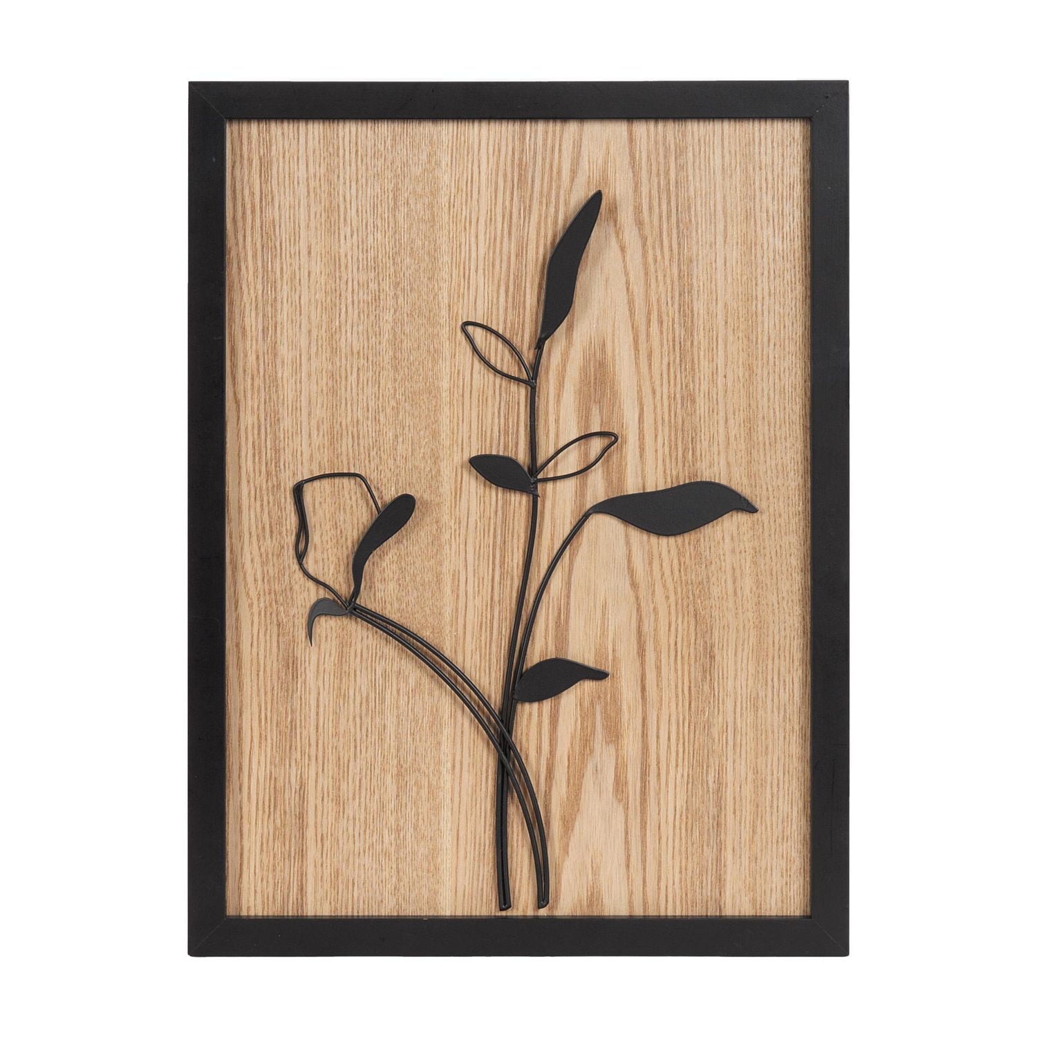 hometrends Floral Framed Wire Art